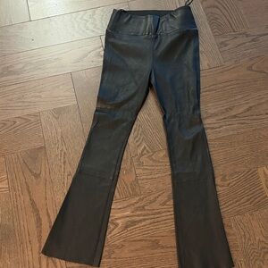 Elegant Black Flare Women's Pants